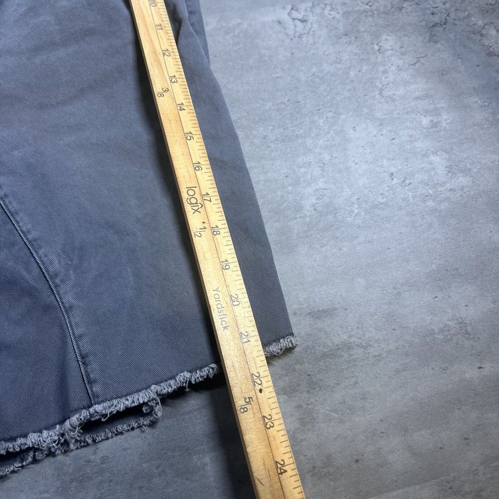 Akademiks Shorts Men XL 38x12 Gray Baggy Wide Leg Skate Y2K‎ Thrashed Drawstring - Picture 8 of 10